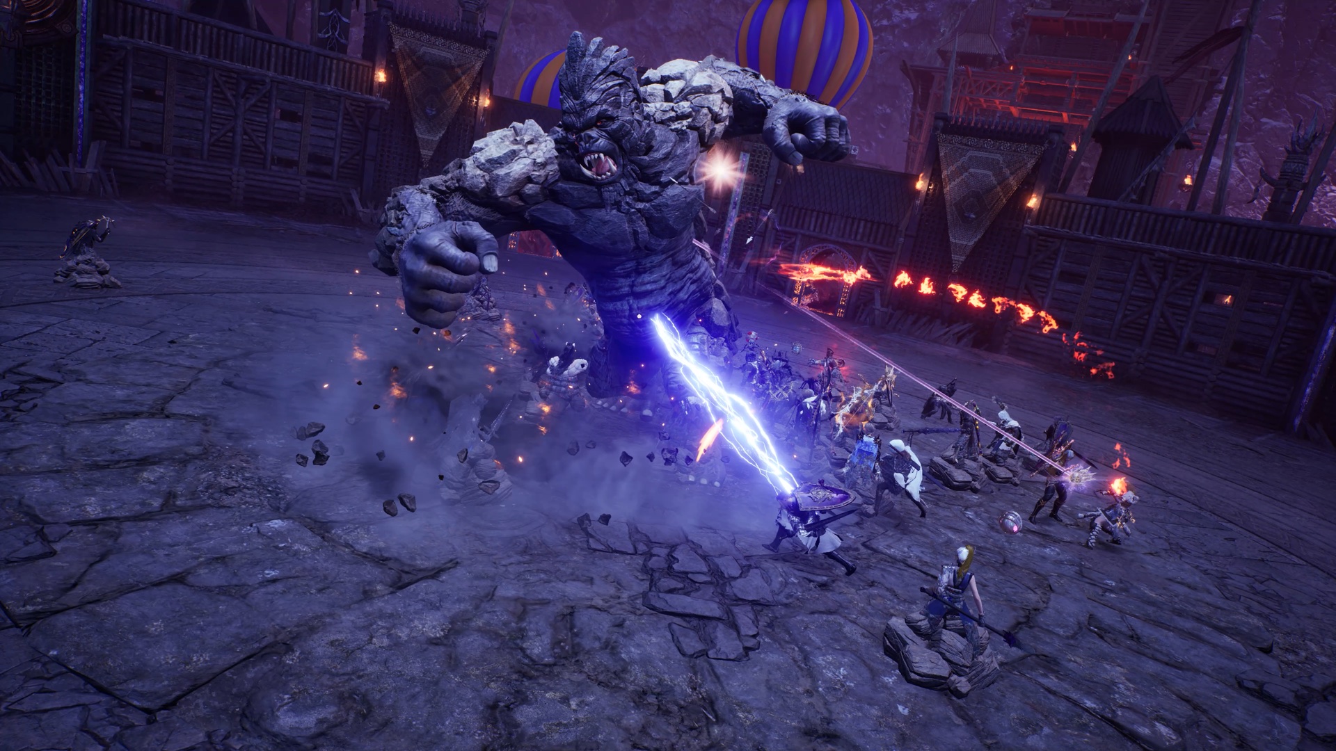 White-Shoulder Thuban — gorila colossal que investe contra o Reduto da Fronteira