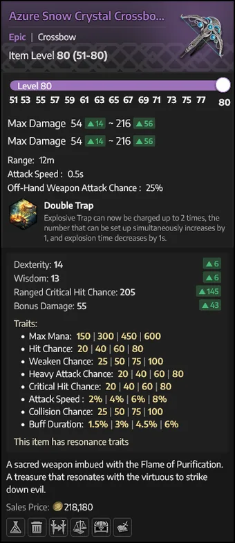 Azure Snow Crystal Crossbows — Bestas
